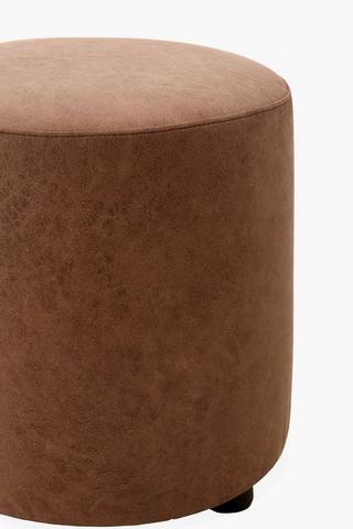 Savanna Round Pu Ottoman
