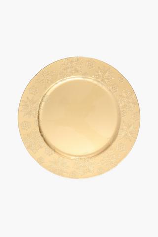 Metallic Festive Underplate