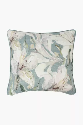 Printed Patio Lilly Scatter Cushion, 60x60cm
