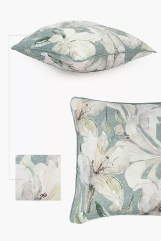 Printed Patio Lilly Scatter Cushion, 60x60cm