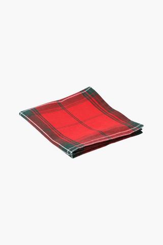 Festive Check Napkin, 40x40cm