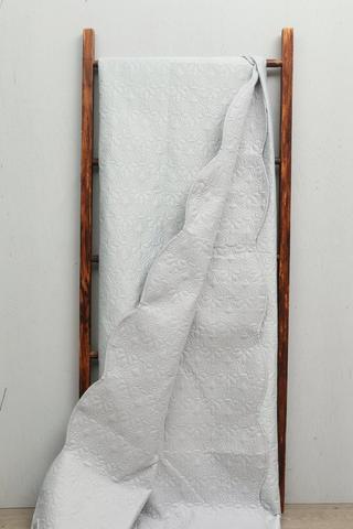 Satin Usonic Curl Embossed Quilt, Queen