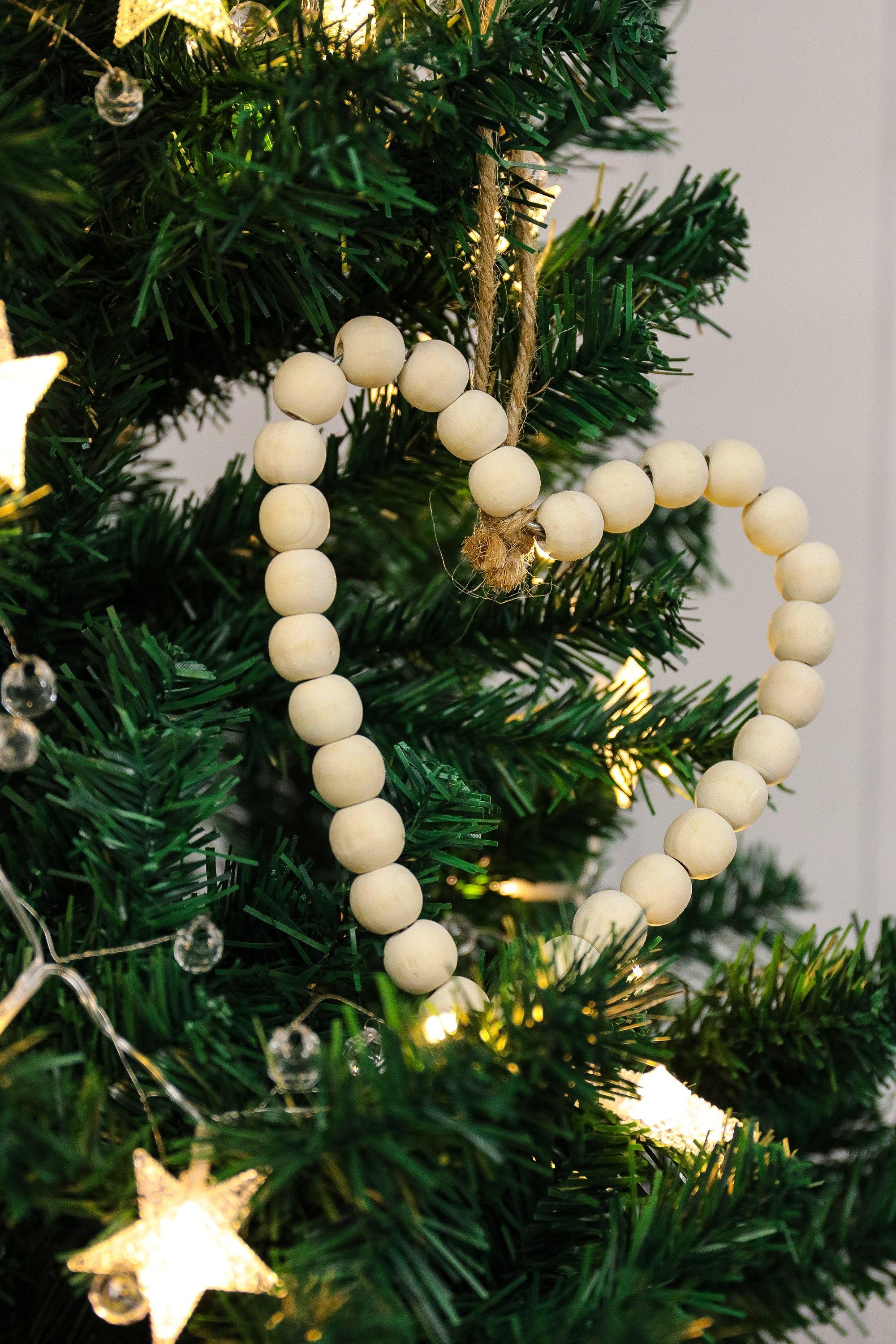 Beaded Hanging Heart