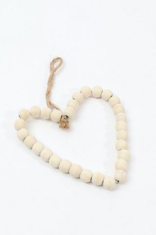 Beaded Hanging Heart