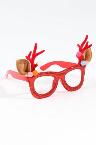 Reindeer Novelty Glasses
