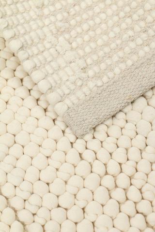 Cotton Braided Bauble Bath Mat, 50x80cm
