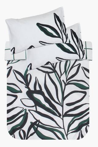 Premium Cotton Plettenberg Leaf Duvet Cover Set