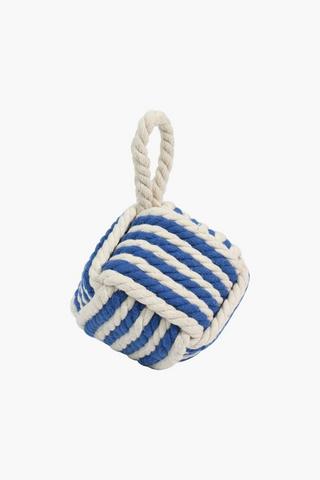 Doorstop Jute Rope Cube