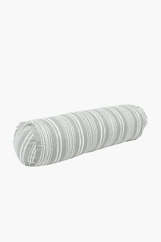 Stripe Bolster Cushion, 17x55cm