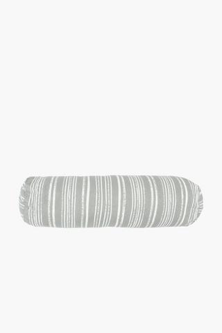 Stripe Bolster Cushion, 17x55cm