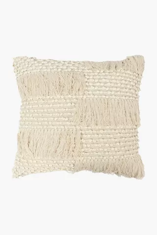 Premium Textured Dale Feather Scatter Cushion, 60x60cm