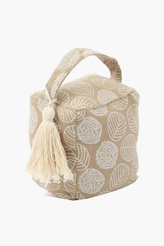 Doorstop Printed Floral Bag With Tassle