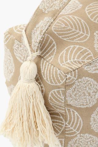Doorstop Printed Floral Bag With Tassle