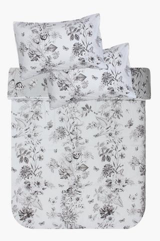 Soft Touch Printed Floral Comforter Set
