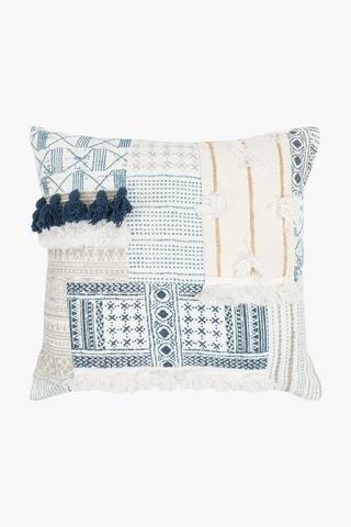 Printed Warner Patchwork Scatter Cushion, 50x50cm