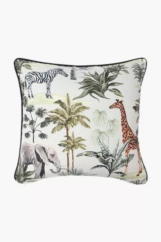Printed Patio Wild Life Scatter Cushion, 60x60cm