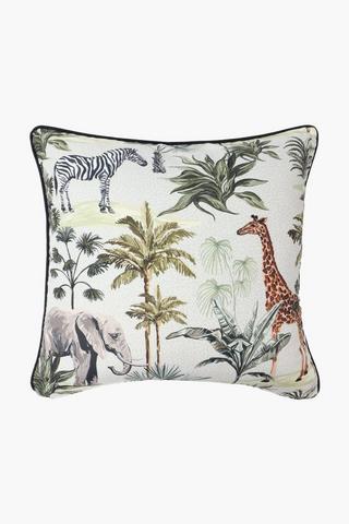 Printed Patio Wild Life Scatter Cushion, 60x60cm