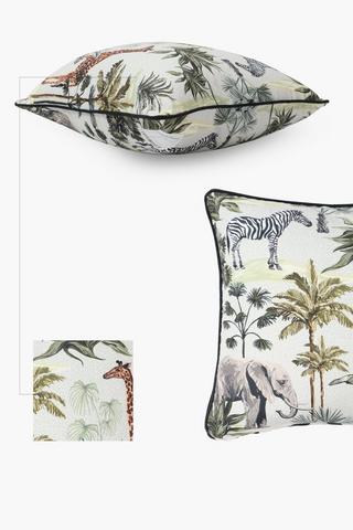 Printed Patio Wild Life Scatter Cushion, 60x60cm