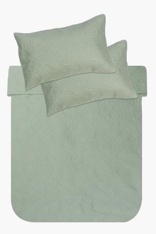 3 Piece Soft Touch Plain Embossed Quilt
