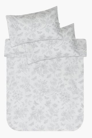 Premium Cotton Vintage Floral Classic Duvet Cover Set