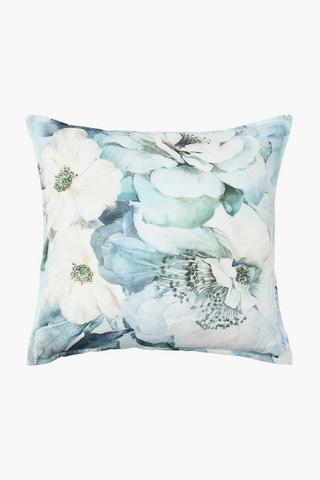 Premium Printed Nora Floral Feather Scatter Cushion, 60x60cm