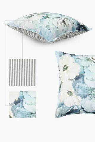Premium Printed Nora Floral Feather Scatter Cushion, 60x60cm