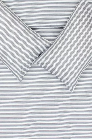 Premium Cotton Stripe Duvet Cover Set