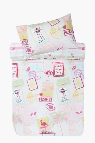 Soft Touch Jordan Traveller Reversible Duvet Cover Set