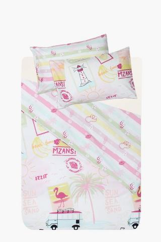 Soft Touch Jordan Traveller Reversible Duvet Cover Set