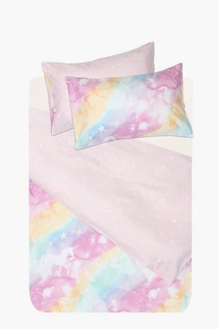 Soft Touch Kiara Unicorn Reversible Duvet Cover Set
