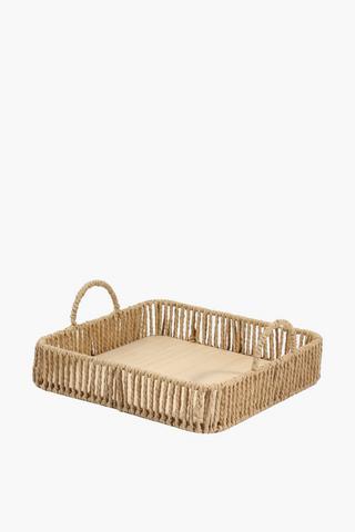 Sina Wooden Square Tray, Small