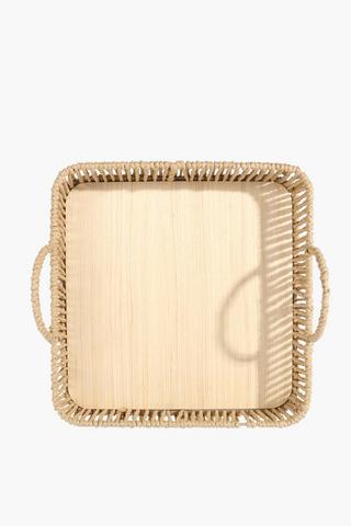 Sina Wooden Square Tray, Small