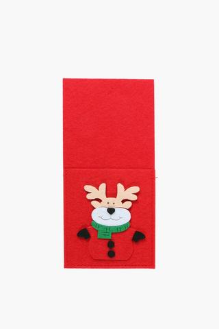 Festive Felt Cutlery Pocket