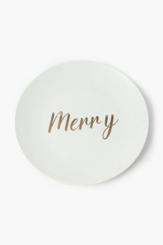 Festive Ceramic Side Plate