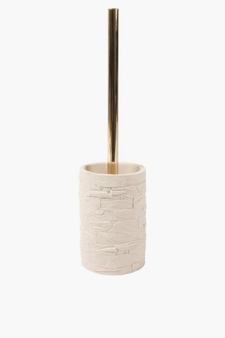 Polyresin Tiled Toilet Brush Set