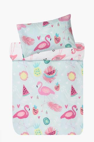 Polycotton Lyla Fruit Reversible Duvet Cover Set