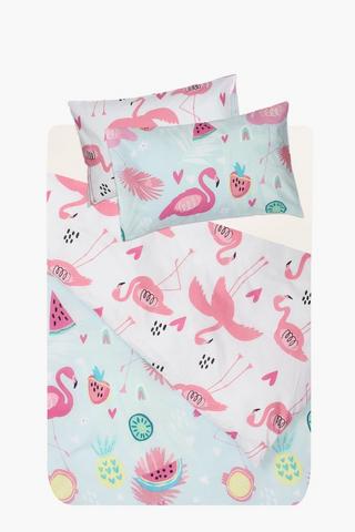 Polycotton Lyla Fruit Reversible Duvet Cover Set