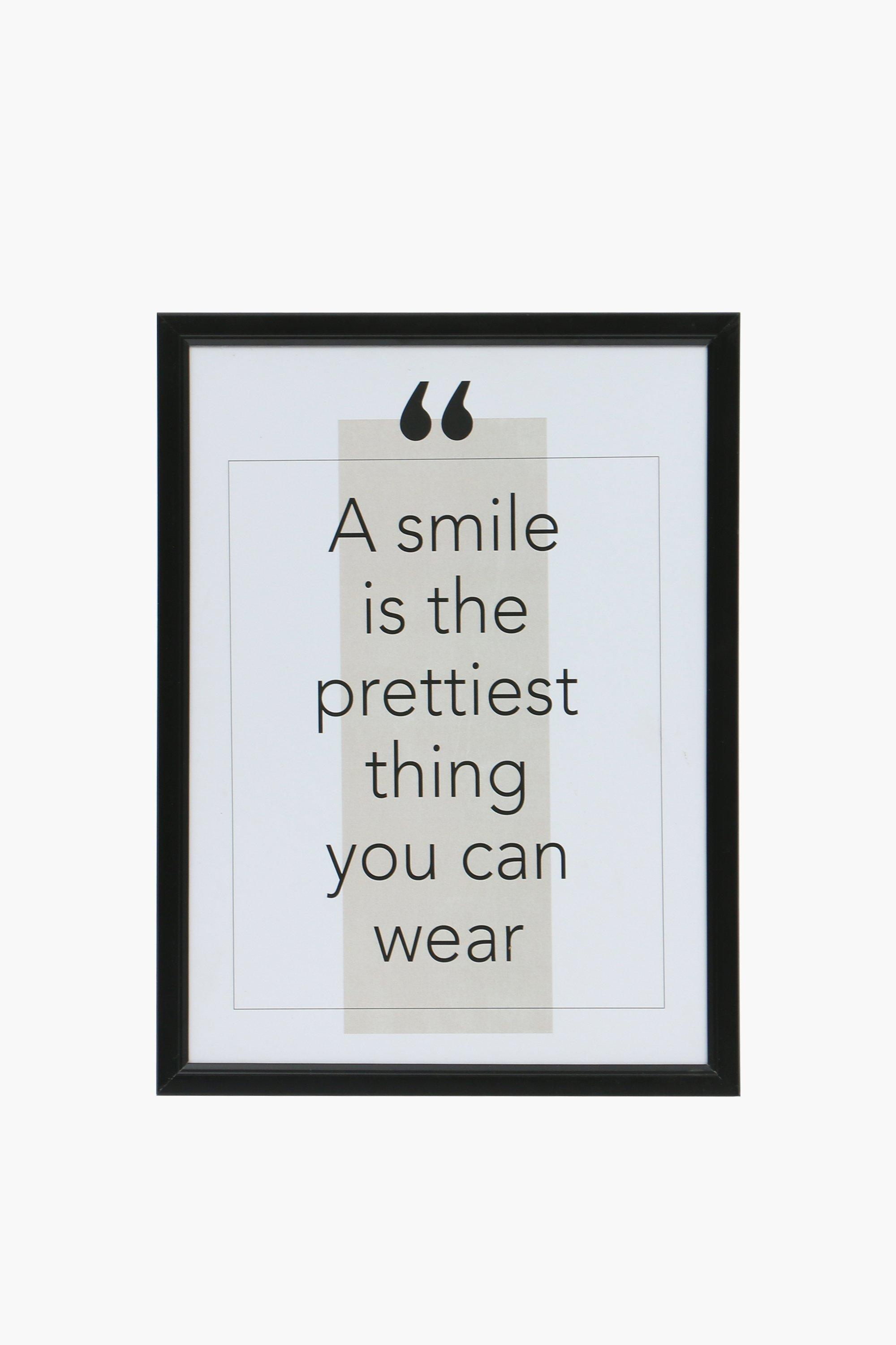 framed-pretty-smile-30x40cm