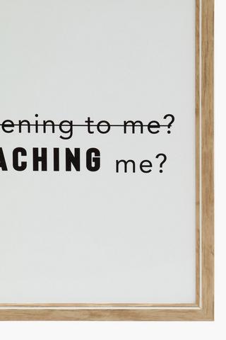 Framed Teaching Script, 30x40cm