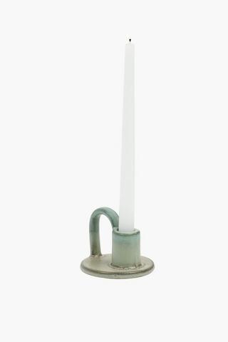 Retro Ceramic Candle Holder, 9x10cm