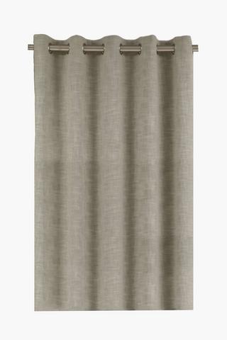 Tiffany Block Out Eyelet Curtain, 225x250cm