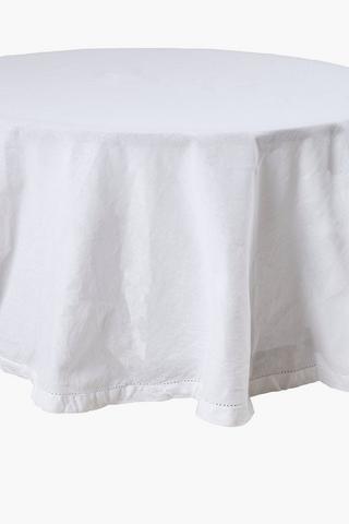 100% Cotton Round Tablecloth, 180cm