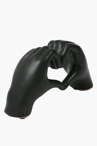 Heart Hands Statue, 25x13cm