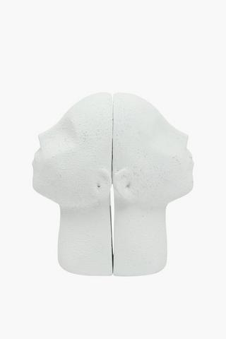 Face Resin Bookends, 11x18cm