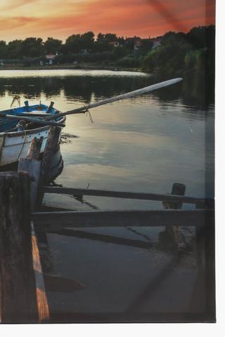 Sunset Lake Canvas, 60x90cm