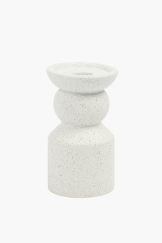 Speckle Pillar Candle Holder, 9x15cm