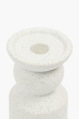 Speckle Pillar Candle Holder, 9x15cm