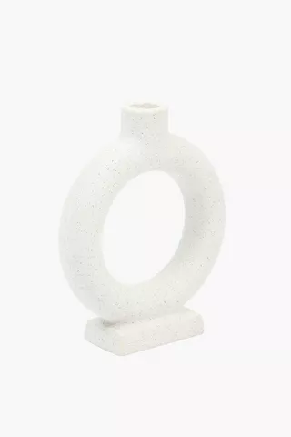 Circle Textured Candle Holder, 16x20cm