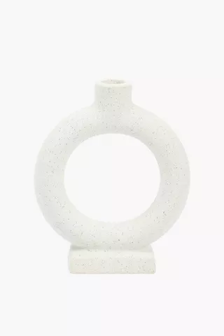Circle Textured Candle Holder, 16x20cm