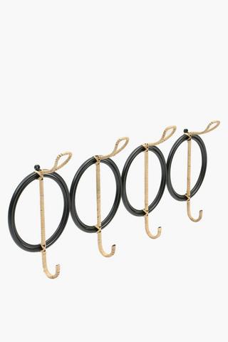 Rattan Circle Hooks, 60cm